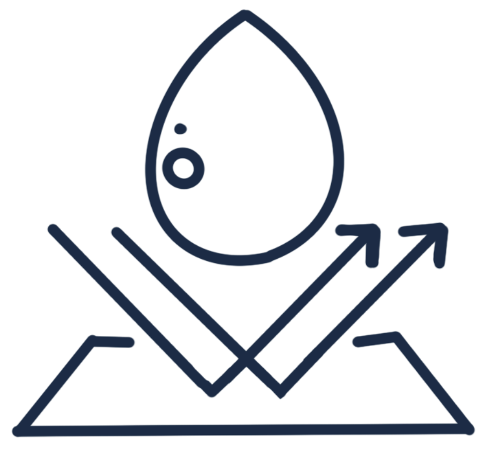 Water repellent hockey wax